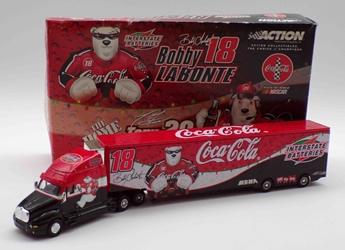 **Damaged Box See Pictures** Bobby Labonte / Tony Stewart 2001 Interstate Batteries / Home Depot / Coca-Cola Poler Bear 1:24 Hauler **Damaged Box See Pictures** Bobby Labonte / Tony Stewart 2001 Interstate Batteries / Home Depot / Coca-Cola Poler Bear 1:24 Hauler 