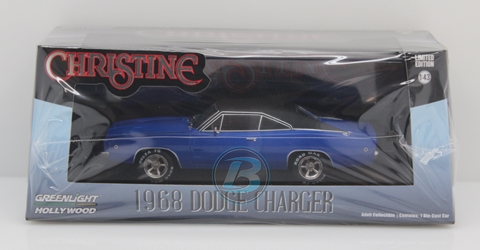 Christine (1983) 1:43 Dennis Guilders 1968 Dodge Charger Christine, Movie Diecast, 1:24 Scale