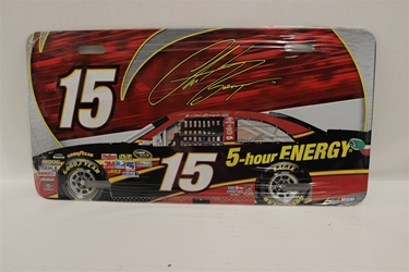 Clint Bowyer #15 5Hour Energy Red Car License Plate Clint Bowyer ,Red Car ,License Plate,R and R Imports,R&R