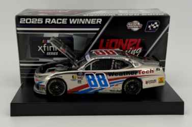 Connor Zilisch 2025 WeatherTech WWT 9/6/25 Gateway Race Win 1:24 Color Chrome Nascar Diecast Connor Zilisch, Nascar Diecast, 2025 Nascar Diecast, 1:24 Scale Diecast, Autographed 
