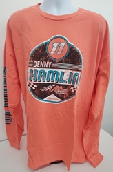 Denny Hamlin Throwback Long Sleeve Shirt Denny Hamlin, Throwback, Long Sleeve Shirt