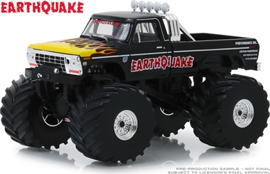 Earthquake 1:43 1975 Ford F250 Kings of Crunch Monster Truck Earthquake, Monster Truck, 1:24 Scale, Kings of Crunch
