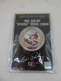 Elvis Presley's 1965 Shelby Cobra Spinout Gracelnd Mint 75th Birthday 2010 Edition Commemorative Coin Elvis Presley's 1965 Shelby Cobra Spinout Gracelnd Mint 75th Birthday 2010 Edition Commemorative Coin