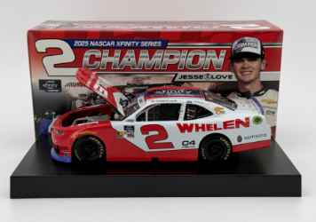Jesse Love 2025 Whelen 1:24 XFinity Series Champion Nascar Diecast Jesse Love, Nascar Diecast, 2025 Nascar Diecast, 1:24 Scale Diecast