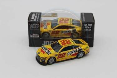 Joey Logano 2022 Pennzoil 1:64 Nascar Diecast Chassis Joey Logano, Nascar Diecast, 2022 Nascar Diecast, 1:64 Scale Diecast,
