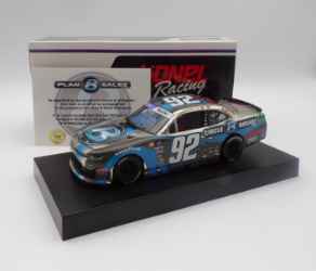 Josh Bilicki Autographed W/Blue Paint Pen 2024 Circle B Diecast Throwback 1:24 Color Chrome Nascar Diecast - Xfinity Series Josh Bilicki, Nascar Diecast, 2024 Nascar Diecast, 1:24 Scale Diecast, autographed