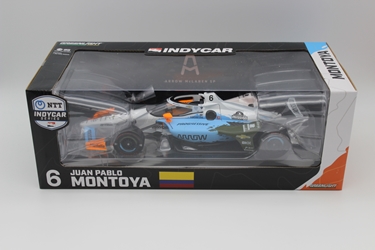 Juan Pablo Montoya #6 2022 Arrow / Arrow McLaren SP (2022 Indianapolis 500) 1:18 Scale IndyCar Diecast Juan Pablo Montoya, 2022,1:18, diecast, greenlight, indy