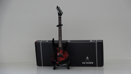 Kirk Hammett ”Frankenstein” Miniature Guitar Replica Collectible Axe Heaven, Gibson, replica guitar