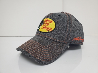 Martin Truex Jr #19 Bass Pro Shops Grey w/Orange Stitching Hat OSFM Martin Truex Jr, apparel, hat, 19, JGR