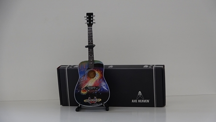 Officially Licensed Journey Escape Album Tribute Acoustic Mini Guitar Replica Model Axe Heaven, Gibson, replica guitar