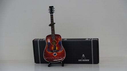 Officially Licensed Journey Greatest Hits Album Tribute Acoustic Mini Guitar Replica Model Axe Heaven, Gibson, replica guitar