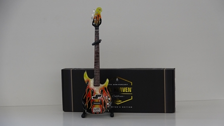 Officially Licensed Michael Anthony BB3000MA Yamaha Flame Bass Mini Guitar Replica Axe Heaven, Gibson, replica guitar