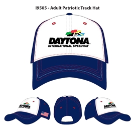 2022 Daytona International Speedway Patriotic Track Hat - Adult OSFM Daytona 500, NASCAR Cup Series