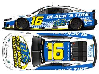 *Preorder* AJ Allmendinger 2025 Blacks Tire 1:24 Nascar Diecast AJ Allmendinger, Nascar Diecast, 2025 Nascar Diecast, 1:24 Scale Diecast