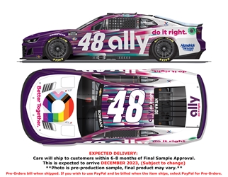 *Preorder* Alex Bowman 2023 Ally Better Together 1:24 Elite Nascar Diecast Alex Bowman, Nascar Diecast, 2022 Nascar Diecast, 1:24 Scale Diecast, pre order diecast, Elite