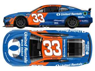 *Preorder* Austin Hill 2026 United Rentals 1:24 Nascar Diecast Austin Hill, Nascar Diecast, 2026 Nascar Diecast, 1:24 Scale Diecast