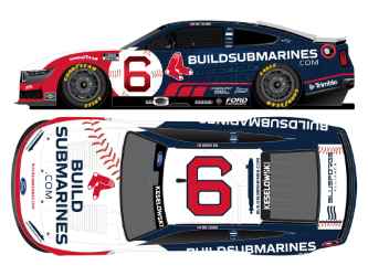 *Preorder* Brad Keselowski 2025 Buildsubmarines.com/Red Sox 1:24 Nascar Diecast - FOIL NUMBER DIECAST Brad Keselowski, Nascar Diecast, 2025 Nascar Diecast, 1:24 Scale Diecast