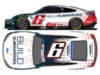 *Preorder* Brad Keselowski 2026 Buildsubmarines.com Salutes 1:24 Color Chrome Nascar Diecast - FOIL NUMBER DIECAST Brad Keselowski, Nascar Diecast, 2026  Nascar Diecast, 1:24 Scale Diecast