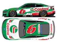 *Preorder* Brad Keselowski 2026 Castrol Tribute 1:24 Nascar Diecast - FOIL NUMBER DIECAST Brad Keselowski , Nascar Diecast, 2026 Nascar Diecast, 1:24 Scale Diecast