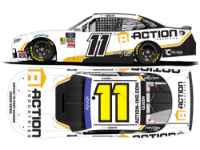 *Preorder* Brenden " Butterbean" Queen 2025 Action Industries 1:24 Color Chrome Xfinity Diecast Brenden " Butterbean" Queen, Nascar Diecast, 2025 Nascar Diecast, 1:24 Scale Diecast