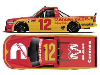*Preorder* Brenden "Butterbean" Queen 2026 Cummins Throwback 1:24 Nascar Diecast - Truck Series Brenden "Butterbean" Queen , Nascar Diecast, 2026 Nascar Diecast, 1:24 Scale Diecast