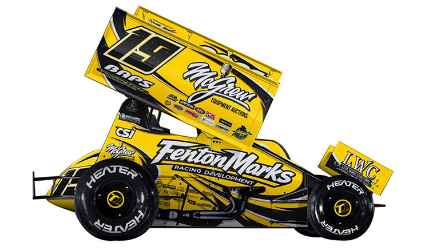 *Preorder* Brent Marks 2026 Fenton Marks Racing  #19 1:18 Sprint Car Diecast Brent Marks, sprint diecast, diecast collectibles, dirt racing, sprint car, diecast cars, 2026