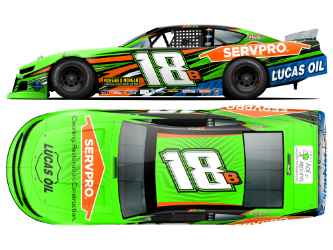 *Preorder* Brexton Busch Autograph 2026 Servpro 1:24 Late Model Diecast Brexton Busch,Nascar Diecast, 2026 Nascar Diecast, 1:24 Scale Diecast, Autograph