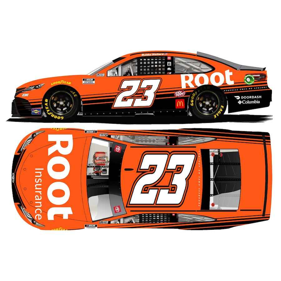 Bubba Wallace 2021 Root Insurance 1 64 Nascar Diecast