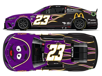 *Preorder* Bubba Wallace 2023 McDonalds Grimace 1:24 Nascar Diecast Bubba Wallace, Nascar Diecast, 2023 Nascar Diecast, 1:24 Scale Diecast