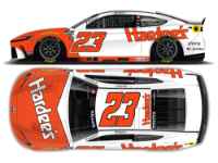 *Preorder* Bubba Wallace 2026 Hardee's Flashback 1:24 Color Chrome Nascar Diecast Bubba Wallace, Nascar Diecast, 2026 Nascar Diecast, 1:24 Scale Diecast