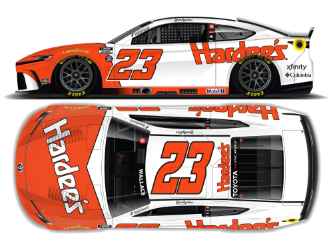 *Preorder* Bubba Wallace 2026 Hardees Flashback 1:24 Raw Nascar Diecast Bubba Wallace, Nascar Diecast, 2026 Nascar Diecast, 1:24 Scale Diecast