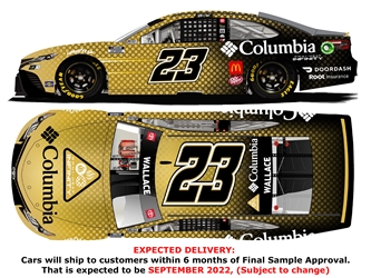 *Preorder* Bubba Wallace Autographed 2021 Columbia Omni-Heat Infinity 1:24 Nascar Diecast Bubba Wallace, Nascar Diecast,2021 Nascar Diecast,1:24 Scale Diecast, pre order diecast