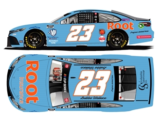 *Preorder* Bubba Wallace Autographed 2021 Root Insurance Darlington Throwback 1:24 Nascar Diecast Bubba Wallace, Nascar Diecast,2021 Nascar Diecast,1:24 Scale Diecast, pre order diecast