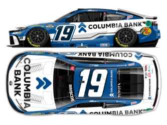 *Preorder* Chase Briscoe 2026 Columbia Bank 1:24 Color Chrome Nascar Diecast Chase Briscoe, Nascar Diecast, 2026 Nascar Diecast, 1:24 Scale Diecast
