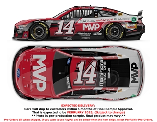 *Preorder* Chase Briscoe Autographed 2022 Magical Vacation Planner 1:24 Nascar Diecast Chase Briscoe, Nascar Diecast, 2022 Nascar Diecast, 1:24 Scale Diecast