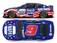 *Preorder* Chase Elliott 2026 Napa Patriotic 1:24 Color Chrome Nascar Diecast - FOIL NUMBER DIECAST Chase Elliott, Nascar Diecast, 2026  Nascar Diecast, 1:24 Scale Diecast