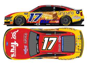 *Preorder* Chris Buescher 2026 Frys/Artesano 1:24 Elite Nascar Diecast - FOIL NUMBER DIECAST Chris Buescher, Nascar Diecast, 2026 Nascar Diecast, 1:24 Scale Diecast, pre order diecast, Elite