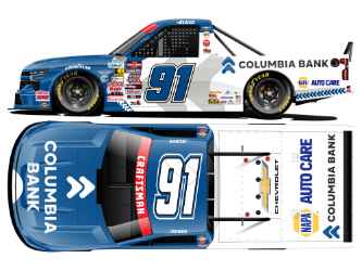 *Preorder* Christian Eckes 2026 Columbia Bank 1:24 Nascar Diecast - Truck Series Christian Eckes, Nascar Diecast, 2026 Nascar Diecast, 1:24 Scale Diecast