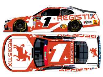 *Preorder* Connor Zilisch 2026 Registix 1:24 Color Chrome Nascar Diecast - OReilly Auto Parts Series Connor Zilisch, Nascar Diecast, 2026 Nascar Diecast, 1:24 Scale Diecast