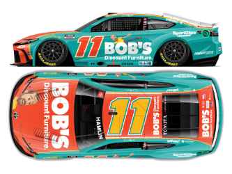 *Preorder* Denny Hamlin 2026 Bobs Discount Furniture 1:24 Color Chrome Nascar Diecast Denny Hamlin, Nascar Diecast, 2026 Nascar Diecast, 1:24 Scale Diecast