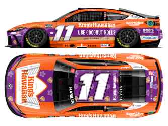 *Preorder* Denny Hamlin 2026 Kings Hawaiian Coconut Rolls 1:24 Raw Nascar Diecast Denny Hamlin, Nascar Diecast, 2026 Nascar Diecast, 1:24 Scale Diecast