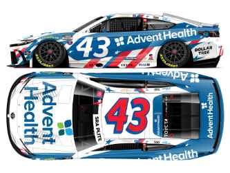 *Preorder* Erik Jones 2026 AdventHealth Patriotic 1:24 Raw Nascar Diecast Erik Jones, Nascar Diecast, 2026 Nascar Diecast, 1:24 Scale Diecast