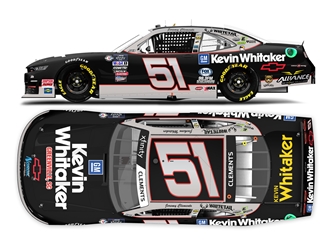 *Preorder* Jeremy Clements 2023 Kevin Whitaker Chevrolet 1:24 Color Chrome Nascar Diecast - Xfinity Series Jeremy Clements, Nascar Diecast, 2023 Nascar Diecast, 1:24 Scale Diecast