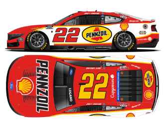 *Preorder* Joey Logano 2026 Shell-Pennzoil Special 1:24 Color Chrome Nascar Diecast  Joey Logano, Nascar Diecast, 2026 Nascar Diecast, 1:24 Scale Diecast