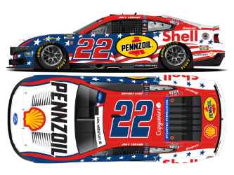 *Preorder* Joey Logano 2026 Shell-Pennzoil Stars and Stripes 1:24 Elite FOIL Numbers Nascar Diecast Joey Logano, Nascar Diecast, 2026 Nascar Diecast, 1:24 Scale Diecast, pre order diecast, Elite