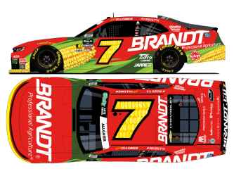 *Preorder* Justin Allgaier 2026 Brandt 1:24 Color Chrome OReilly Auto Parts Series Justin Allgaier, Nascar Diecast, 2026 Nascar Diecast, 1:24 Scale Diecast