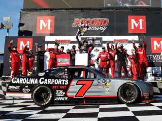 *Preorder*Justin Allgaier 2026 Carolina Carports Pocono 6/13/26 Race Win 1:24 Color Chrome Nascar Diecast - OReilly Auto Parts Series Justin Allgaier, Nascar Diecast, 2026 Nascar Diecast, 1:24 Scale Diecast