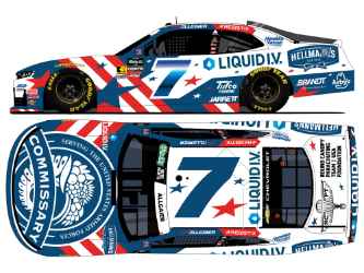 *Preorder* Justin Allgaier 2026 Hellmanns/Liquid I.V. DeCa 1:24 Raw Nascar Diecast - FOIL NUMBER CAR - OReilly Auto Parts Series Justin Allgaier, Nascar Diecast, 2026 Nascar Diecast, 1:24 Scale Diecast