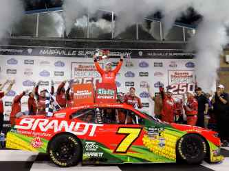 *Preorder* Justin Allgaier Autographed 2026 Brandt Nashville 5/30/26 Race Win 1:24 Nascar Diecast - OReilly Auto Parts Series Justin Allgaier, Nascar Diecast, 2026 Nascar Diecast, 1:24 Scale Diecast