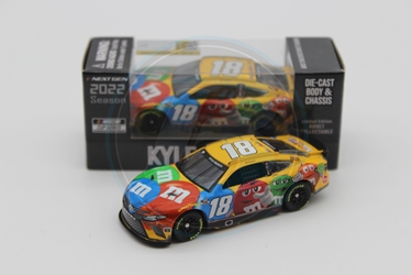 Kyle Busch 2022 M&Ms 1:64 Nascar Diecast Chassis Kyle Busch, Nascar Diecast, 2022 Nascar Diecast, 1:64 Scale Diecast,